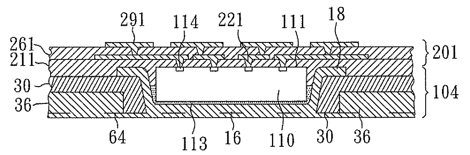 Method of making thermally enhanced semiconductor assembly with bump/base/flange heat spreader and build-up circuitry