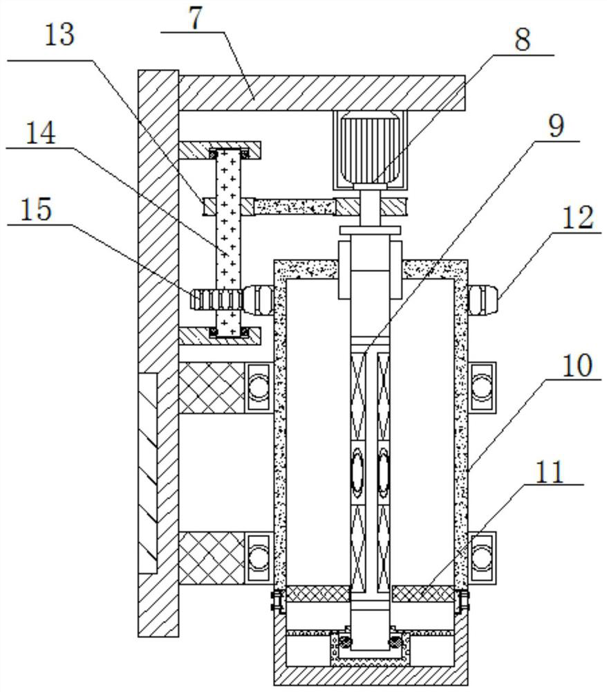 New-generation information technology-based coffee bean baking and screening integrated device