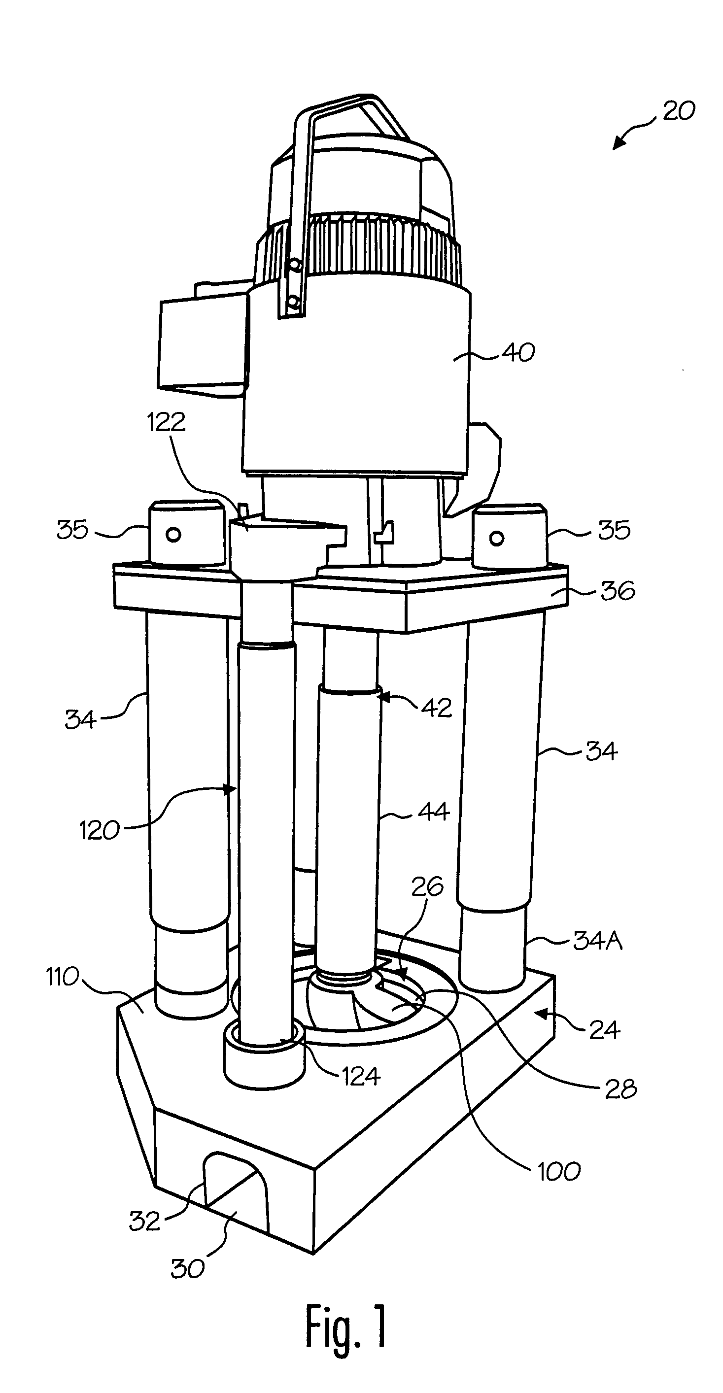 Support post system for molten metal pump