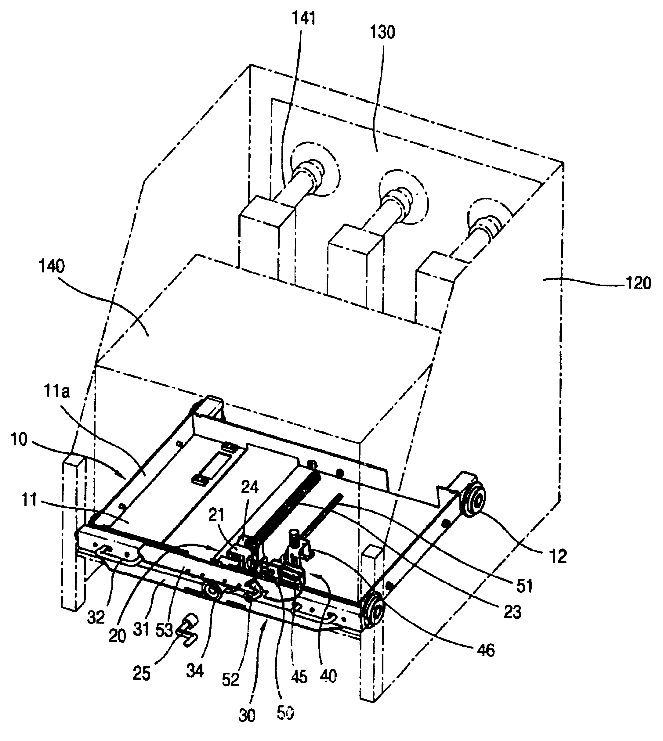 Main switch conveying apparatus for vacuum circuit breaker