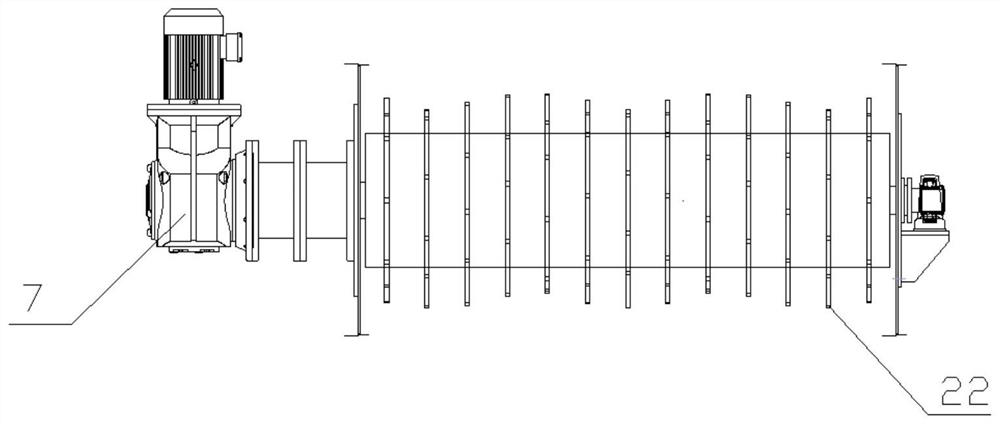 Spiral feeding system in front of circulating fluidized bed garbage incinerator