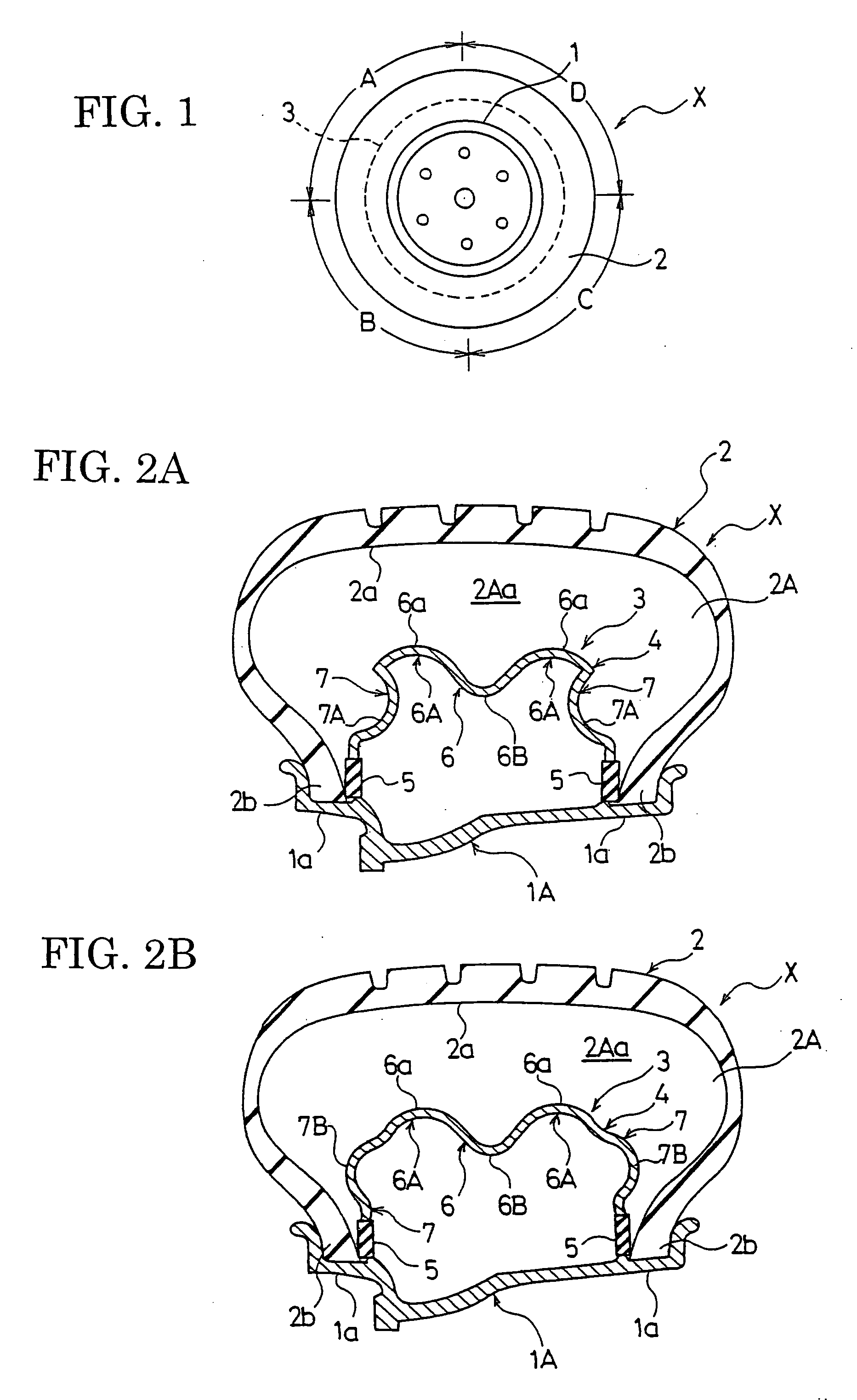 Tire/wheel assembly and run-flat support member
