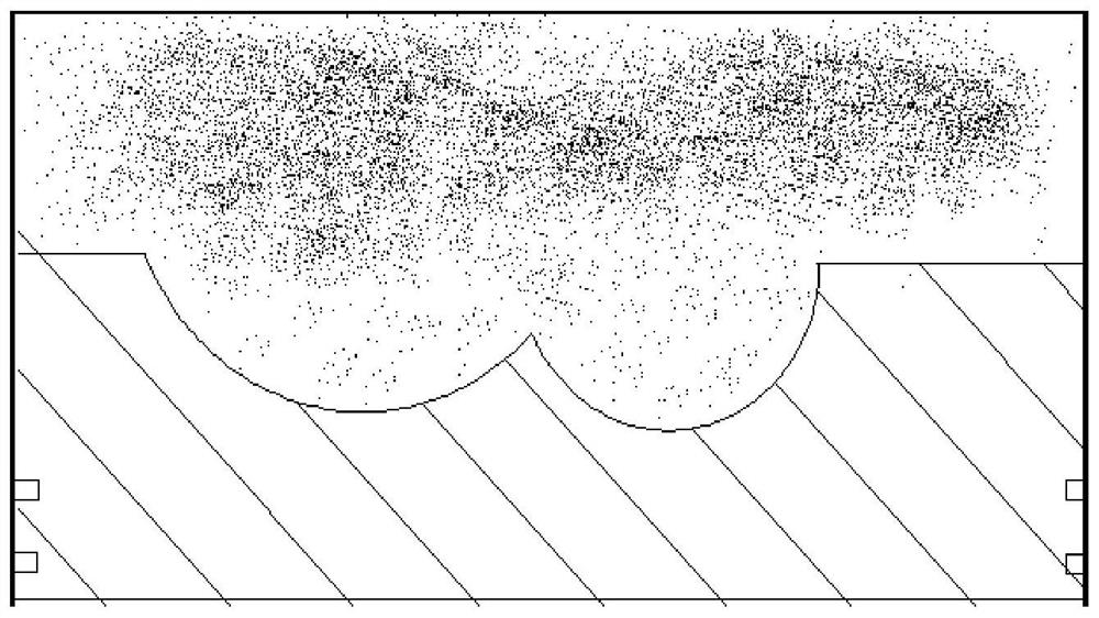 A combustion organization method of a natural gas engine with low-pressure gas supply in the pre-combustion chamber and micro-injection ignition of diesel