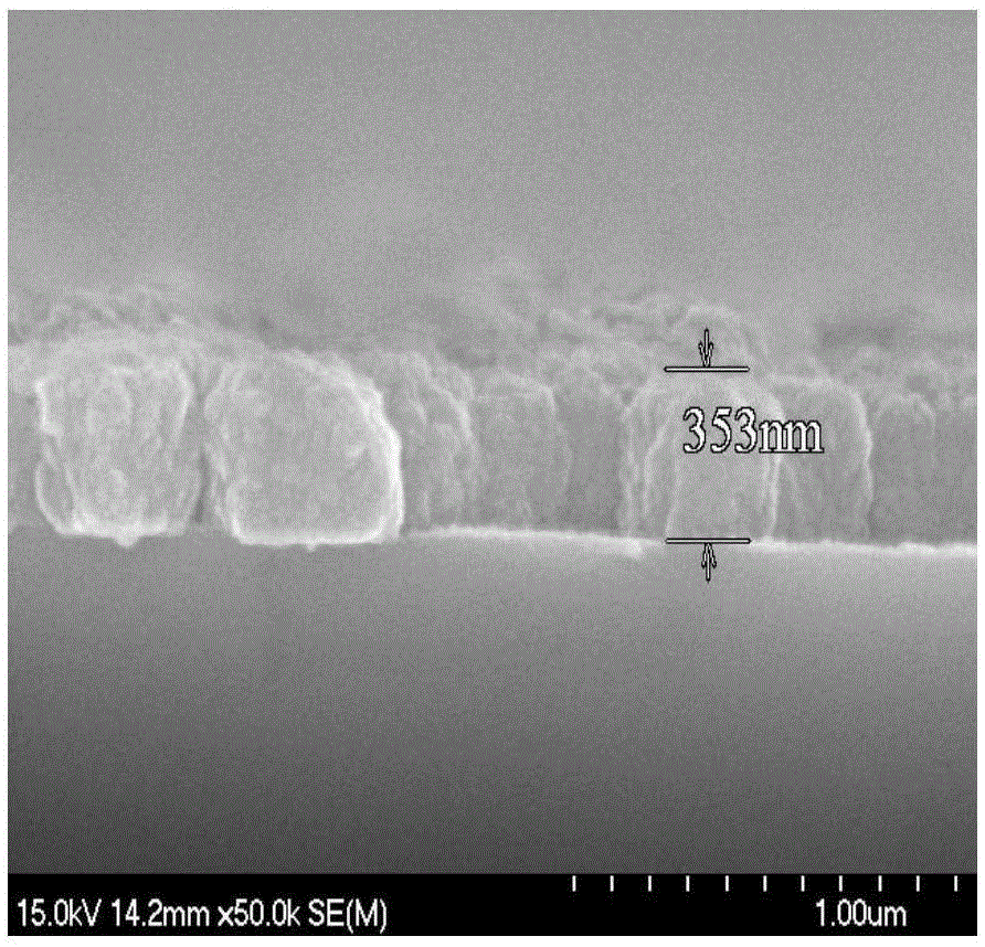 Boron-doped single-particle-layer nano-diamond film and preparation method thereof