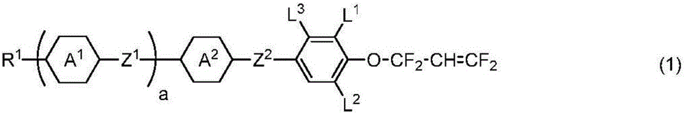 Liquid crystal compound having 1,1,3,3-tetrafluoroallyloxy group, liquid crystal composition, and liquid crystal display element