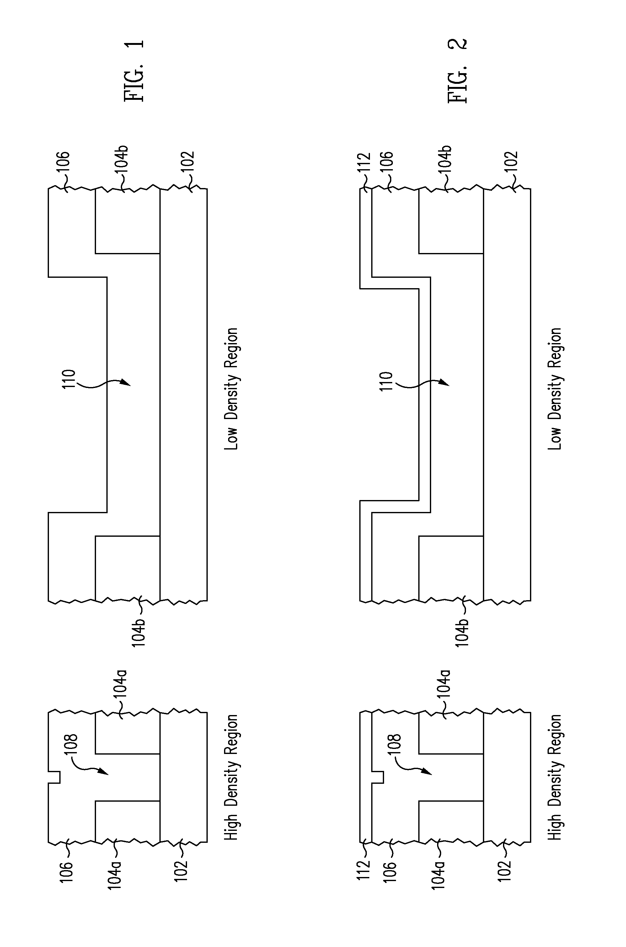 Two step chemical mechanical polish