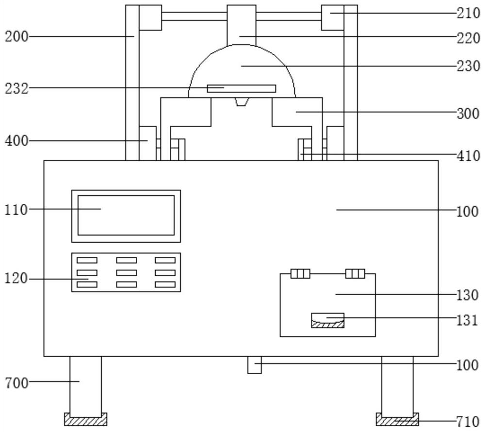 Steel structure cutting device for factory building