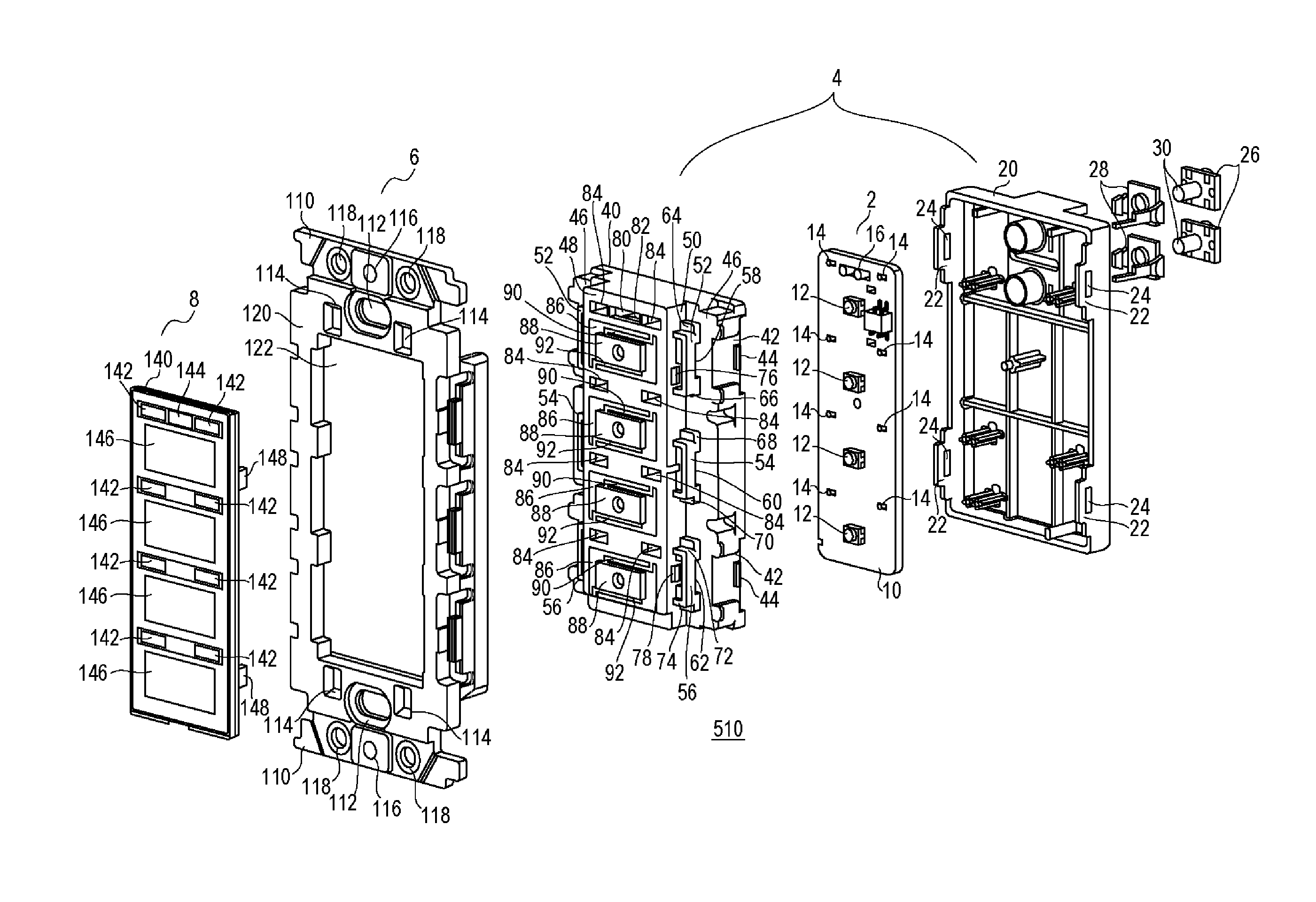 Cover for switch to which a frame is attachable and an operation terminal