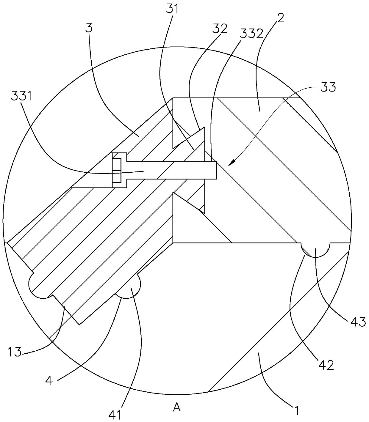 Roof deformation seam waterproof structure