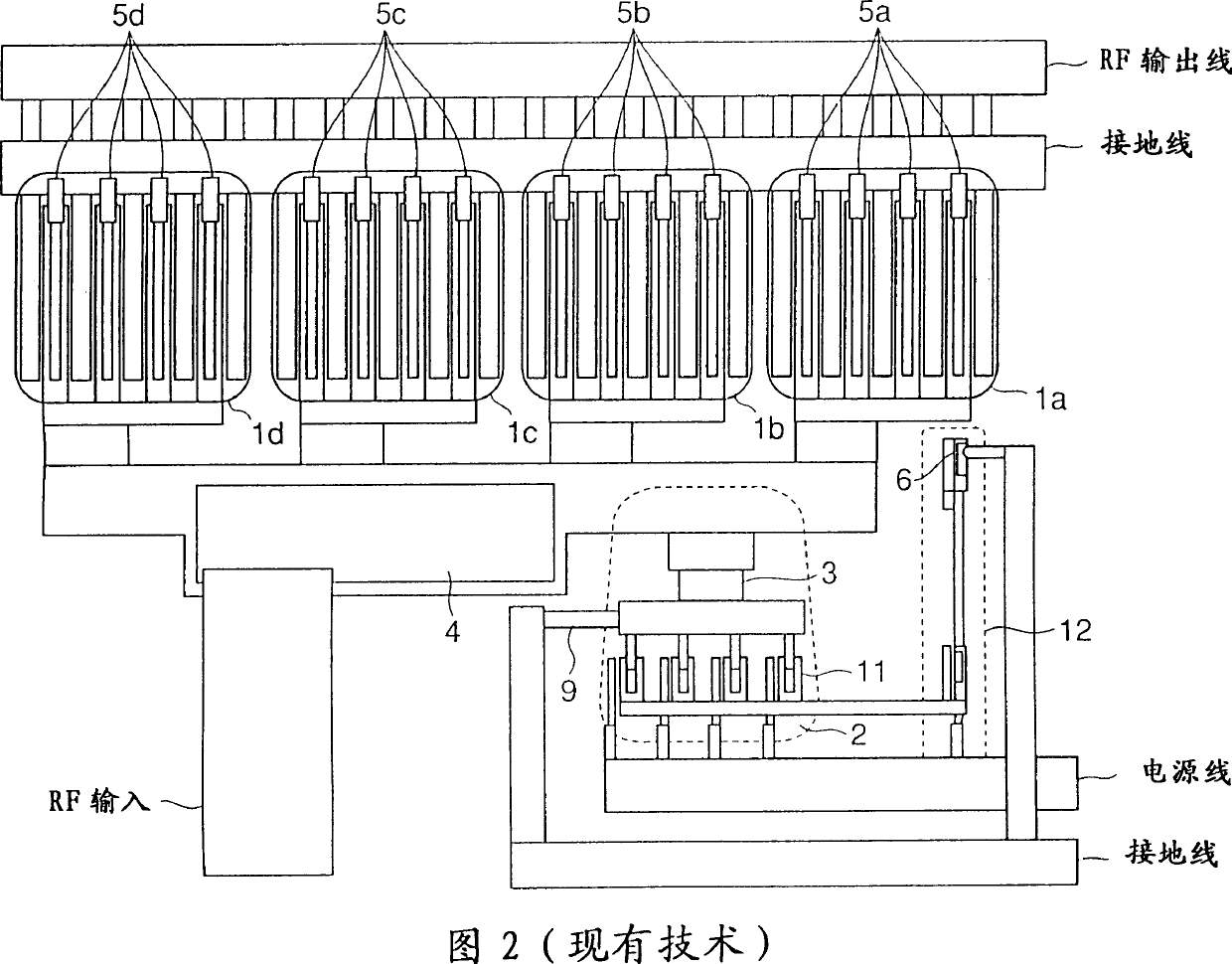 High-frequency power amplifier with bipolar transistor