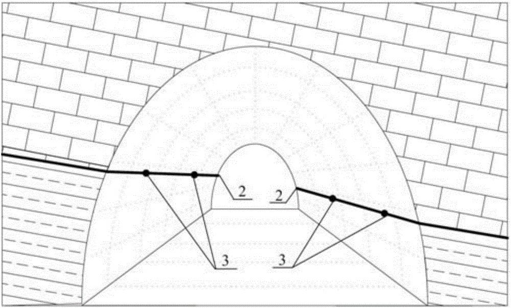 Method for measuring tunnel linear exposed structural surface based on three-dimensional laser scanning technique