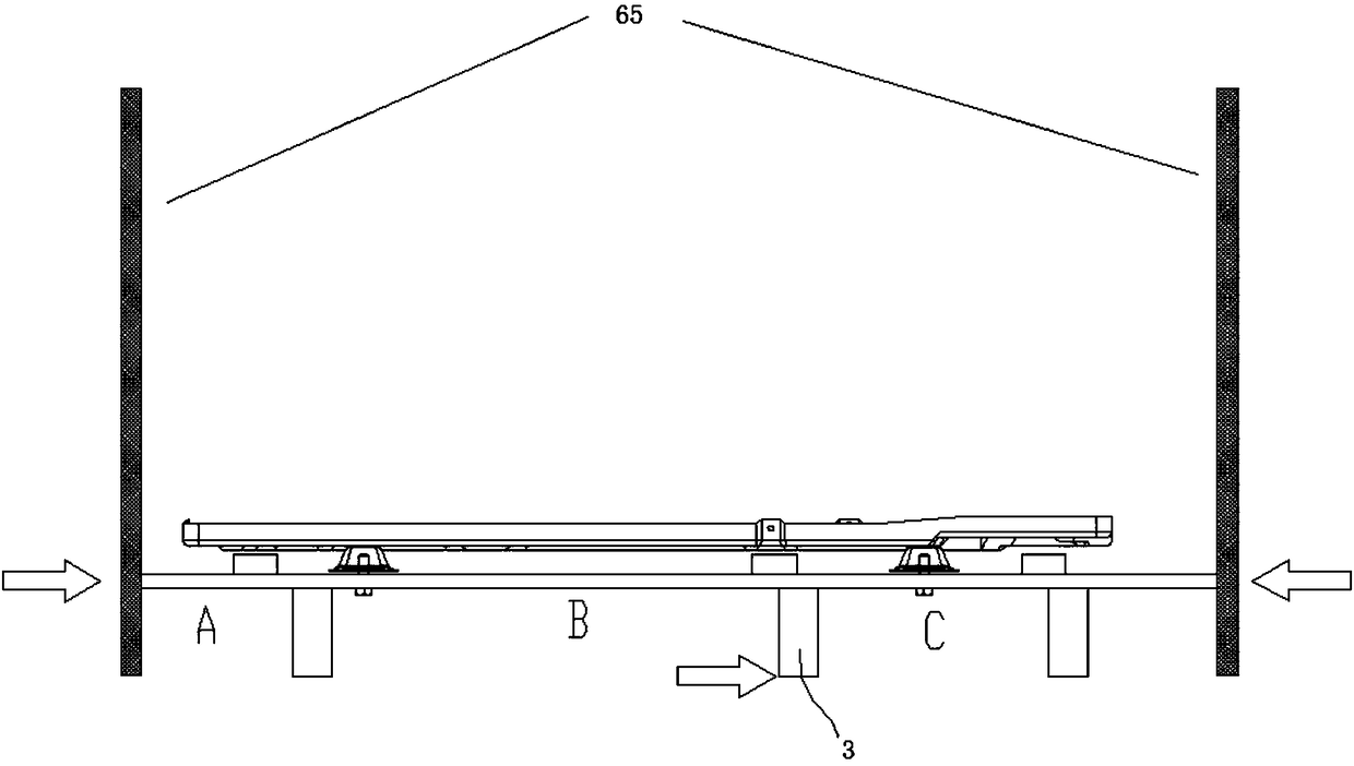 An air conditioner outdoor unit tray