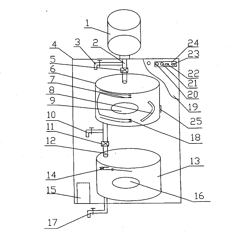 Self-controlled thermal insulation drinking fountain preventing repeated boiling of water