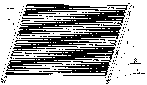 A rolling automatic blackboard erasing device