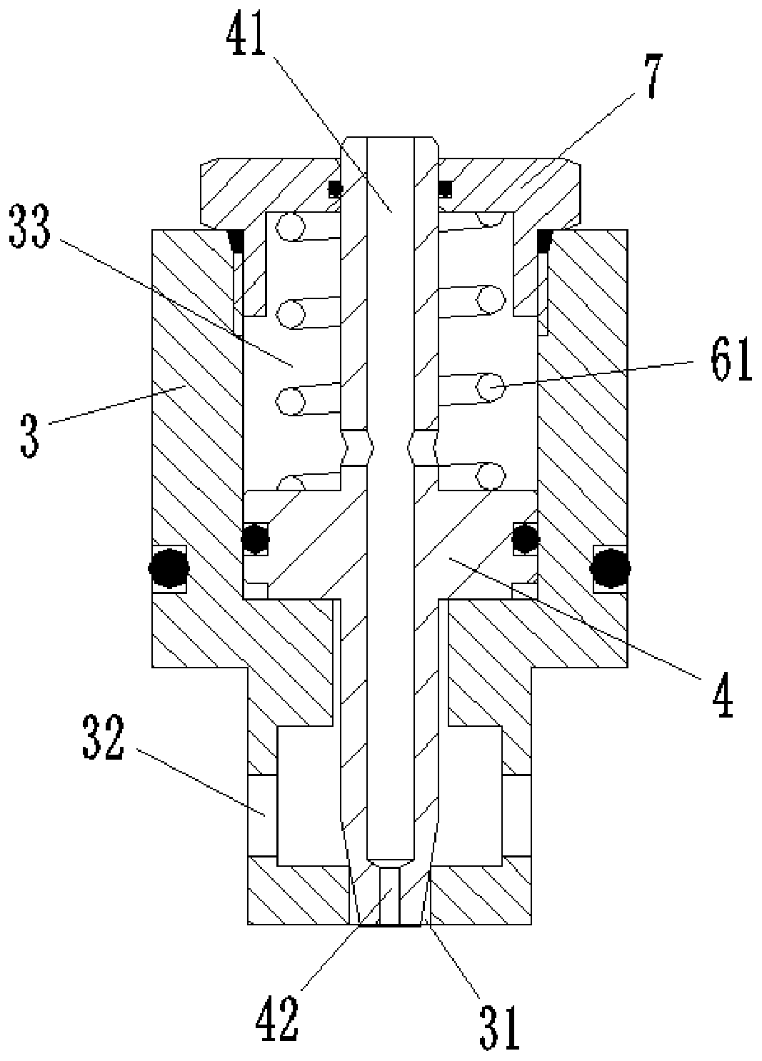 Thread plug-in mounting type load holding valve