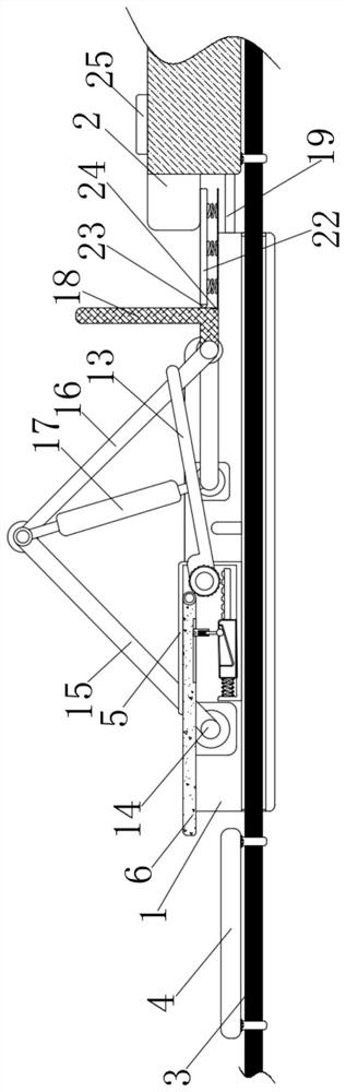 Automatic overturning and transporting device for rectangular prefabricated parts