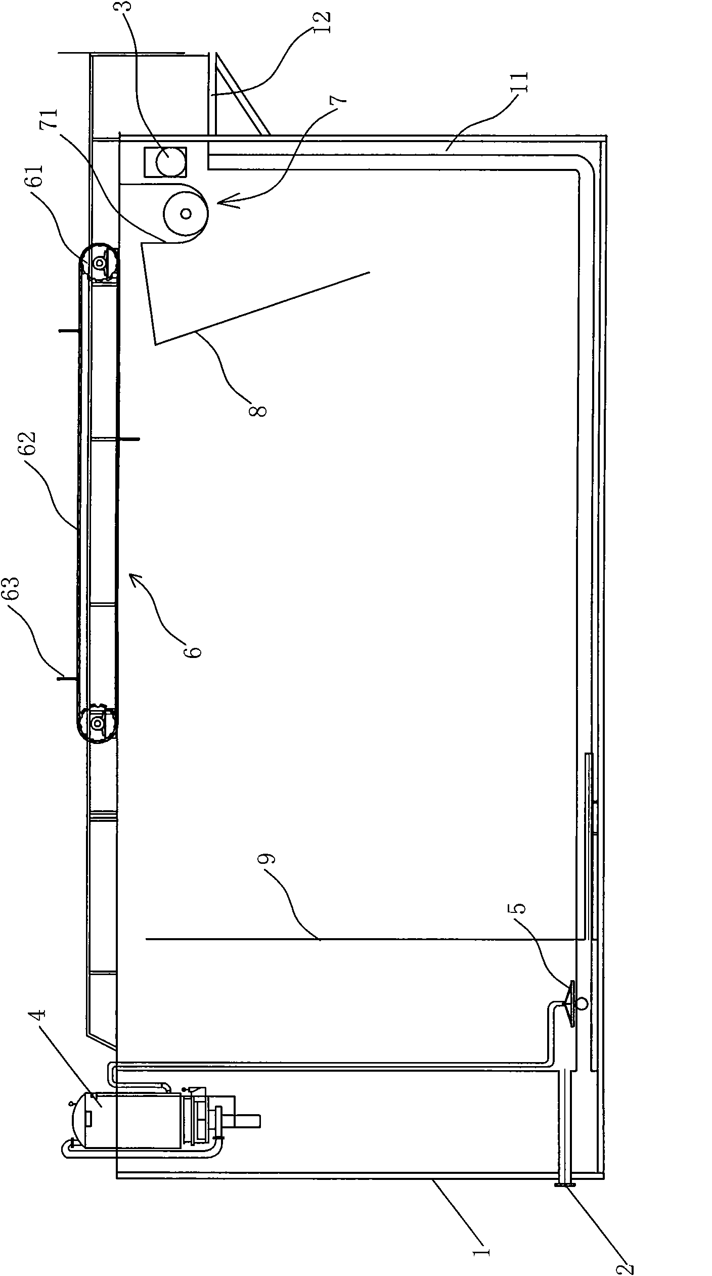 Rotary dissolving air flotation purifier