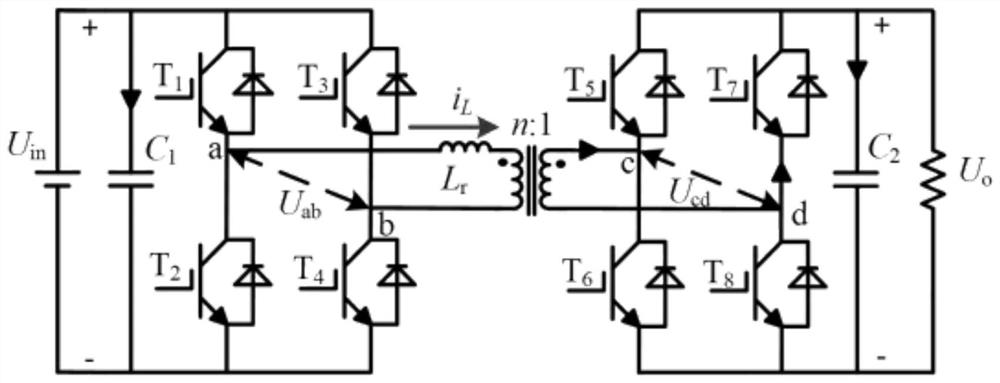 Open-circuit fault diagnosis method for dual-active-bridge DC-DC converter