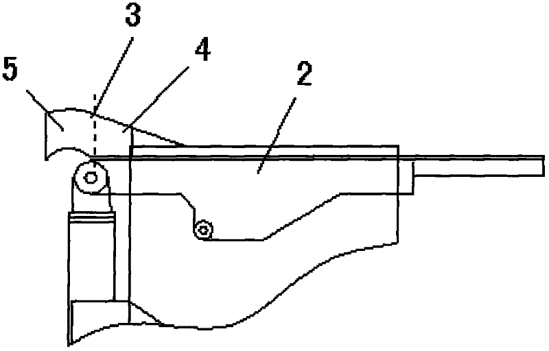 Medium frequency electric furnace mouth