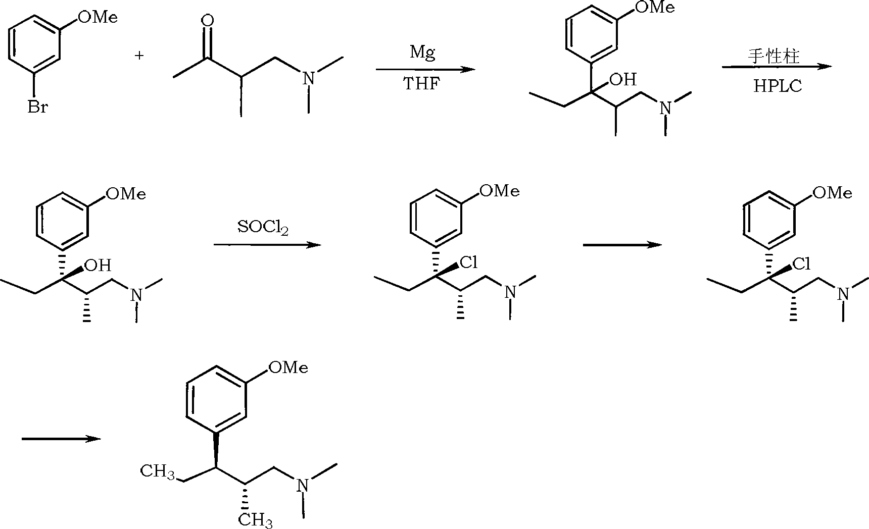 Synthesis method of tapentadol