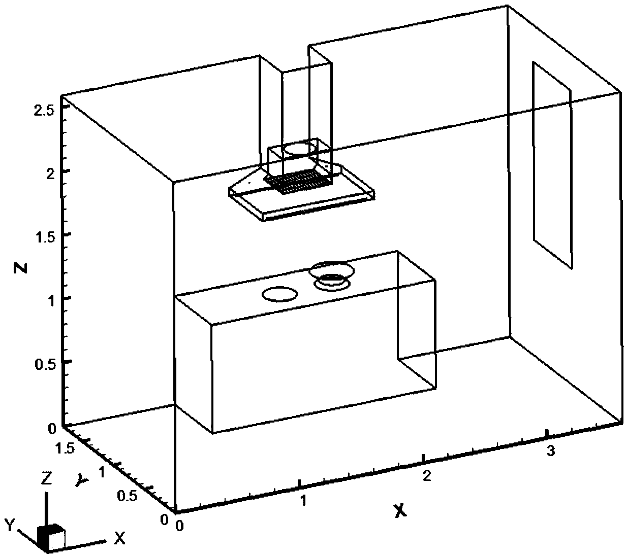 Novel central circular hole type range hood rectifying plate