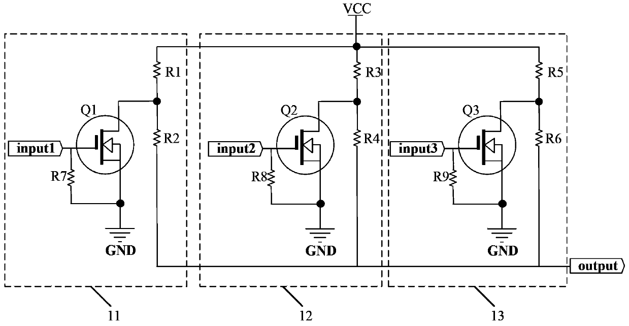 IO input port expanded circuit