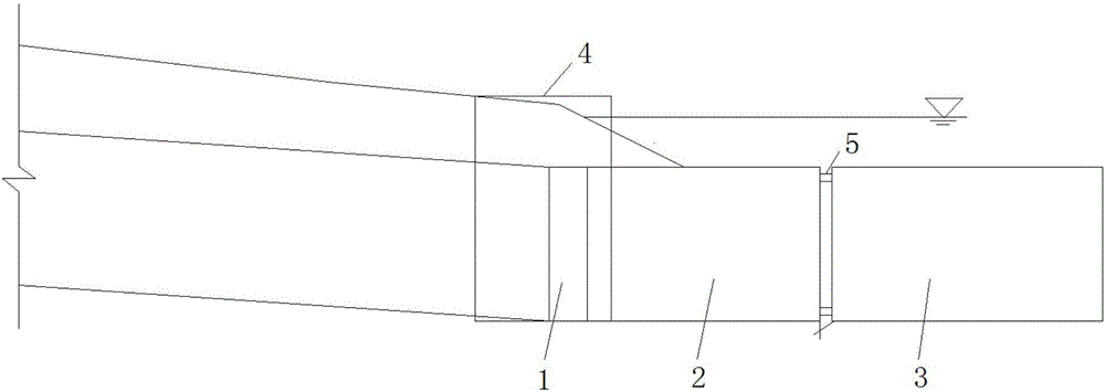 Dismounting method for pipe joints of immersed tube tunnel