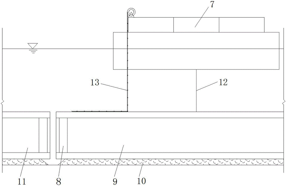 Dismounting method for pipe joints of immersed tube tunnel