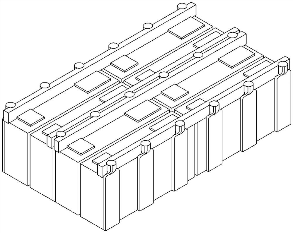 Battery thermal management system based on gravity assisted heat pipe cooling and control method