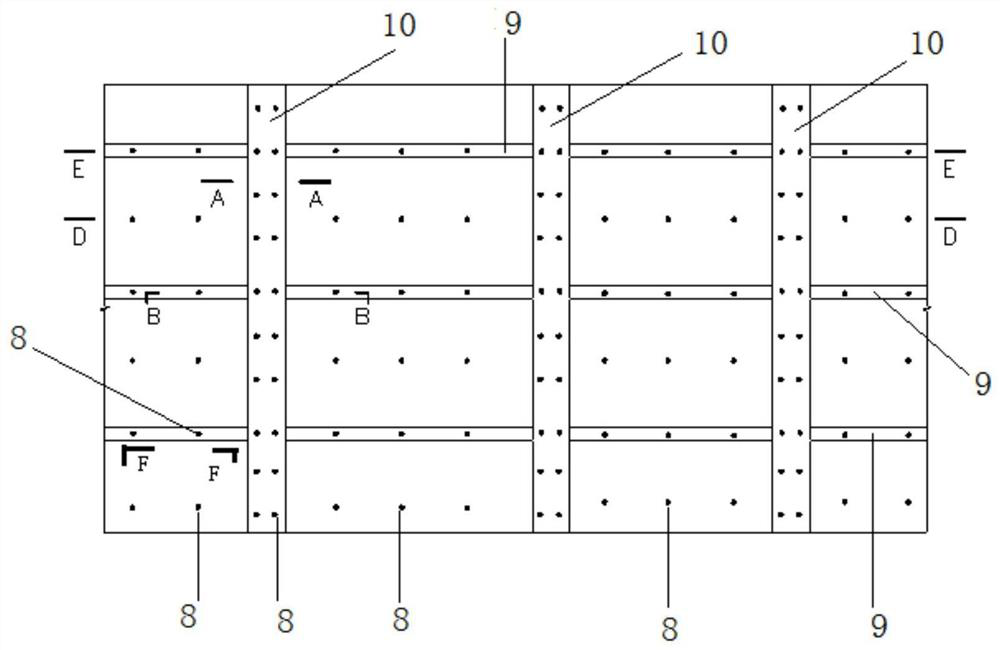 A reinforcement device for a raw earth wall