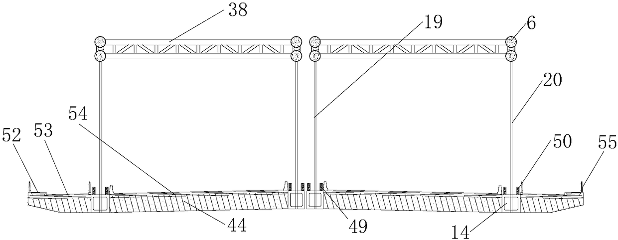 Concrete-filled steel tube arch bridge and construction method