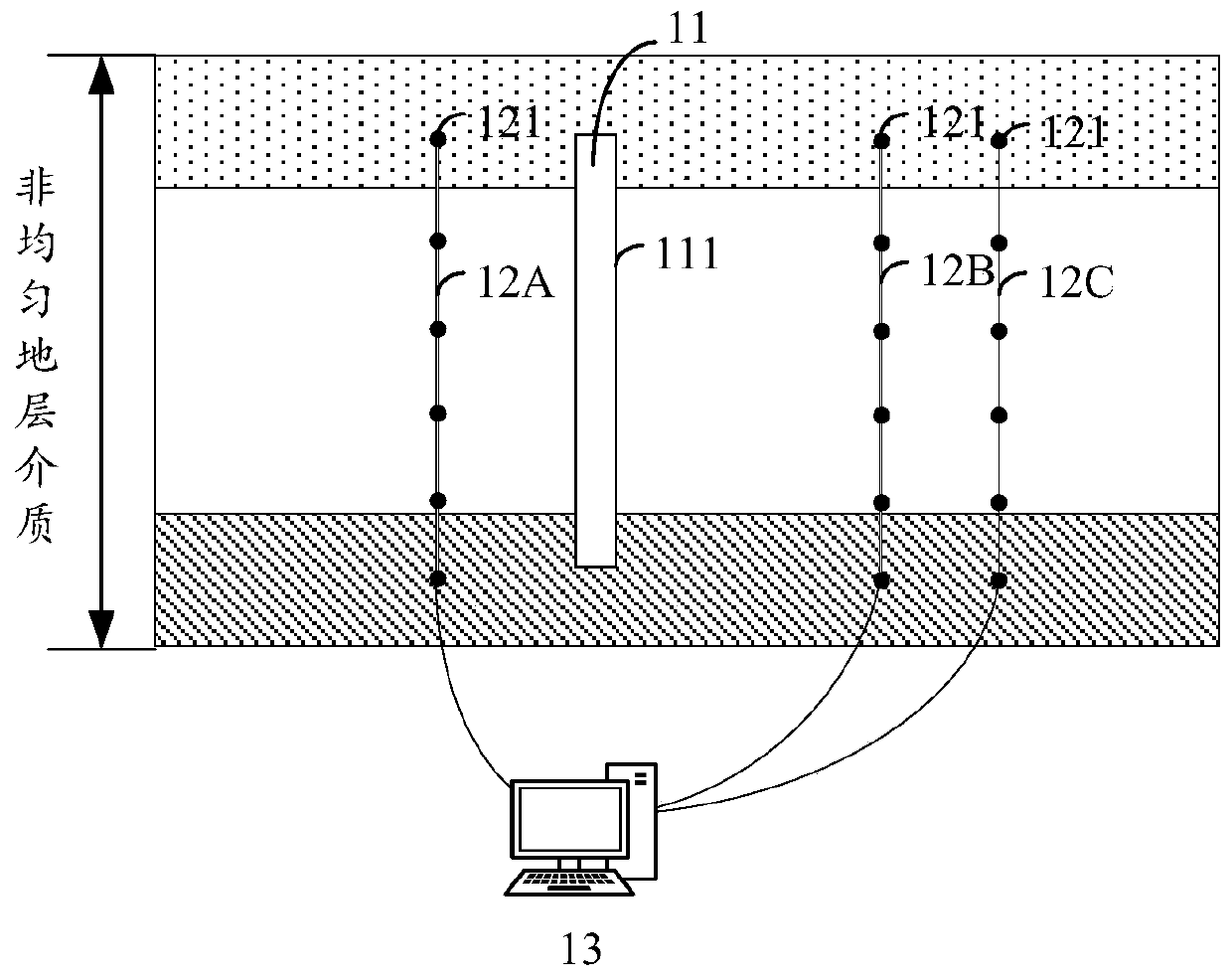 Inter-well electromagnetic detection system and method