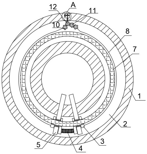 A kind of MPP cable protection tube with the function of preventing cable twisting and accumulation