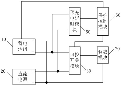 Power storage battery online capacity checking protection system and control method thereof