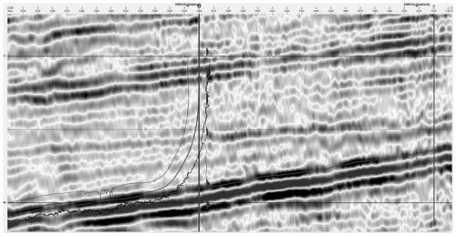 Geosteering method for extended-reach horizontal wells in shale gas while drilling based on two-dimensional seismic data