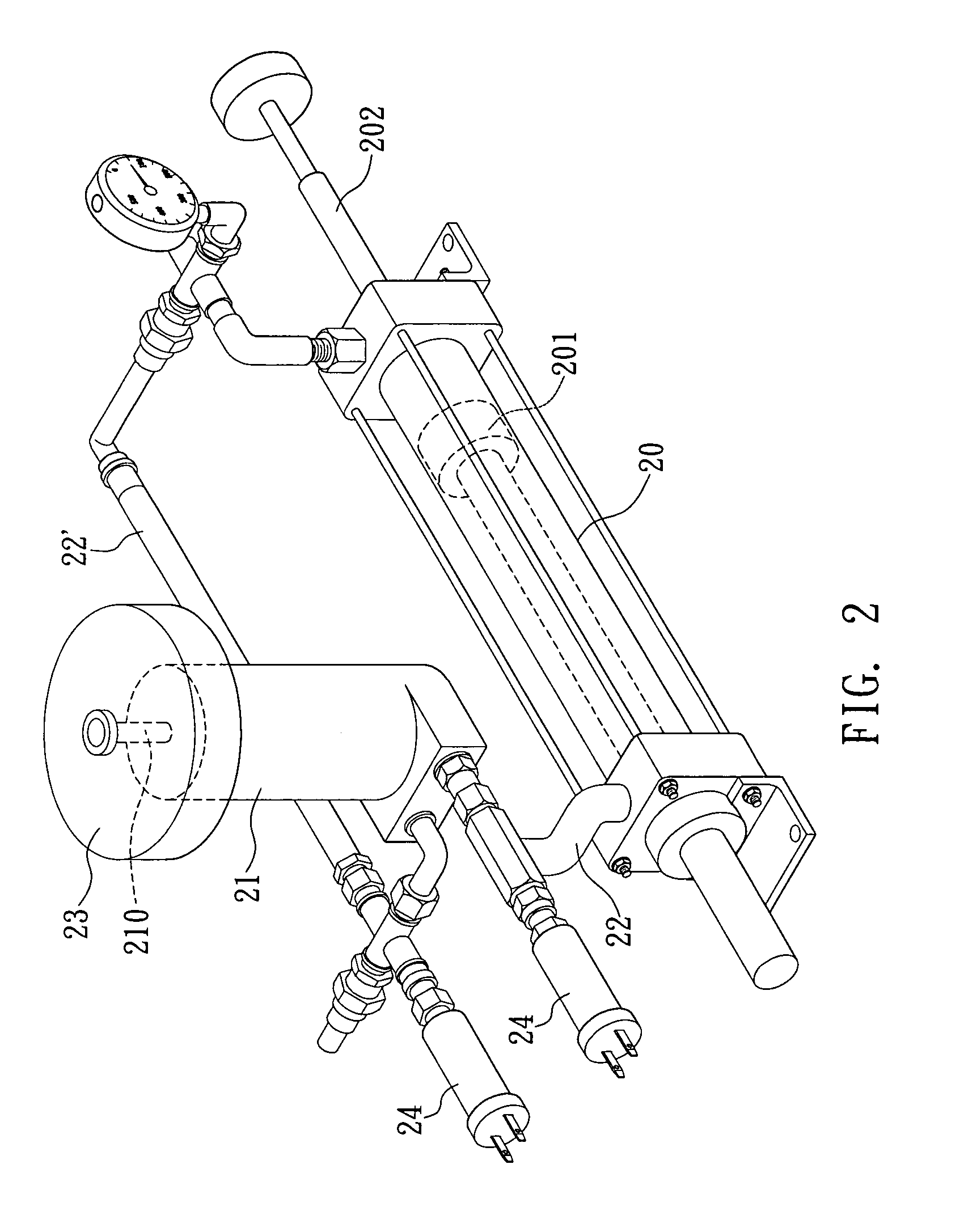 Hydraulic inerter mechanism