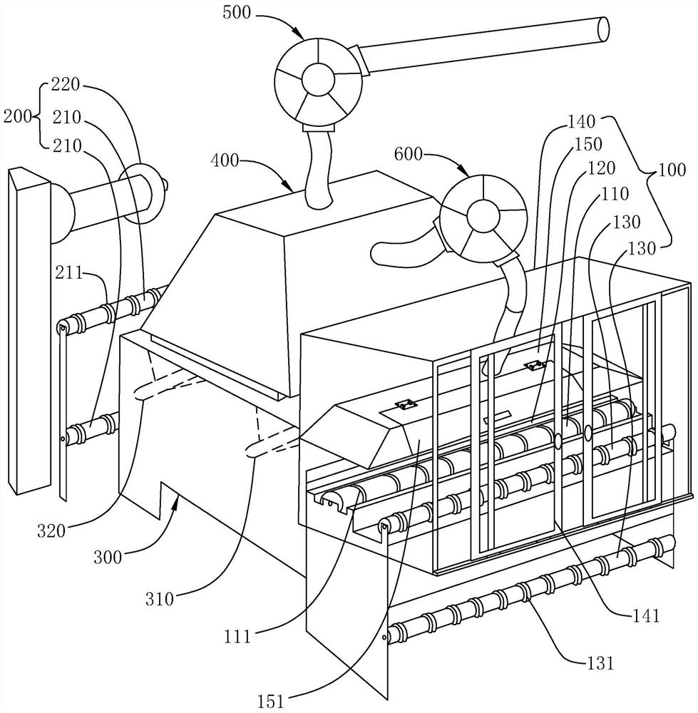 Metal wire painting equipment