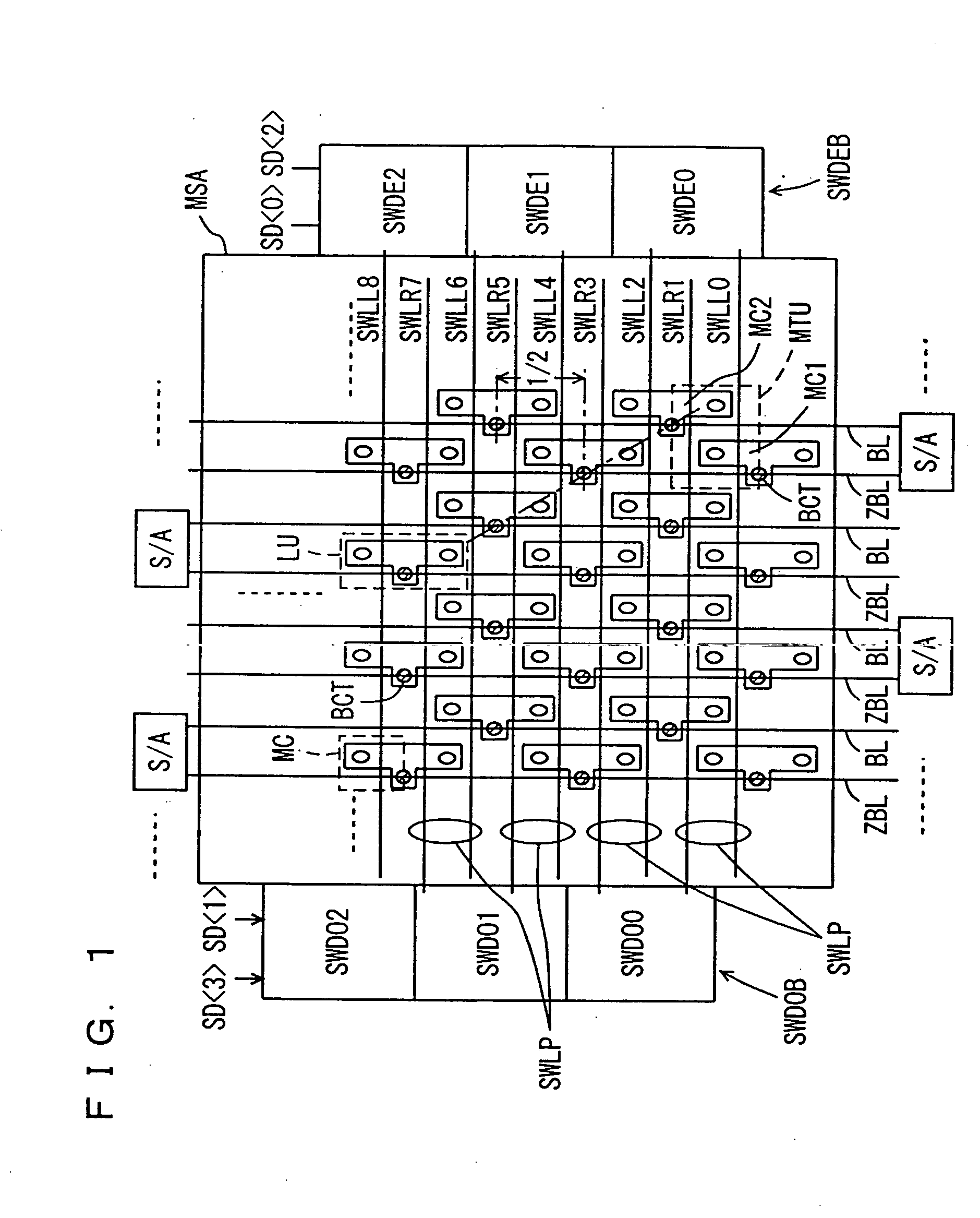 Refresh-free dynamic semiconductor memory device