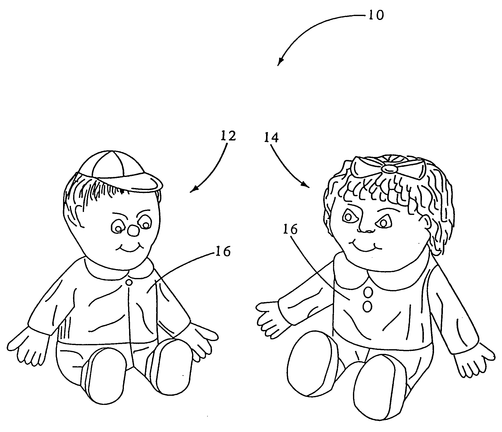 Interactive talking dolls