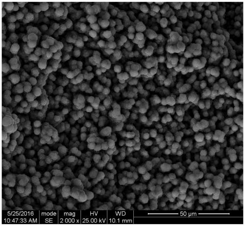 Alxga1-xn ternary alloy microcrystalline ball with high al composition and preparation method thereof