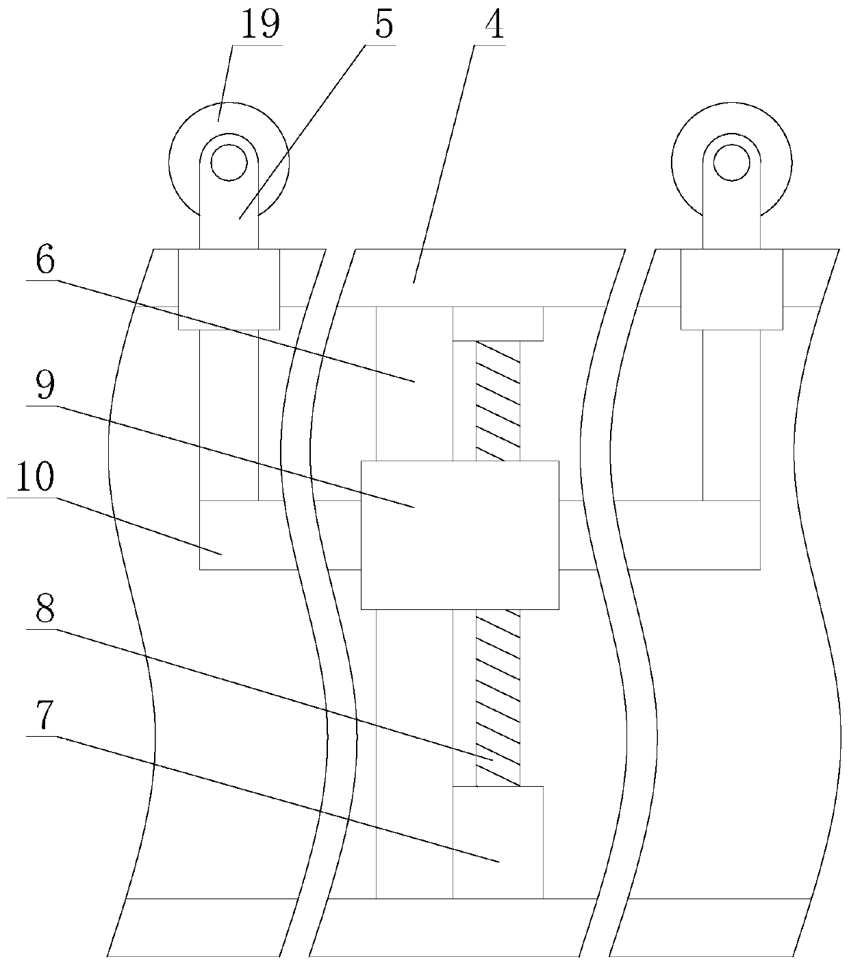 3D printing equipment with tray cleaning function