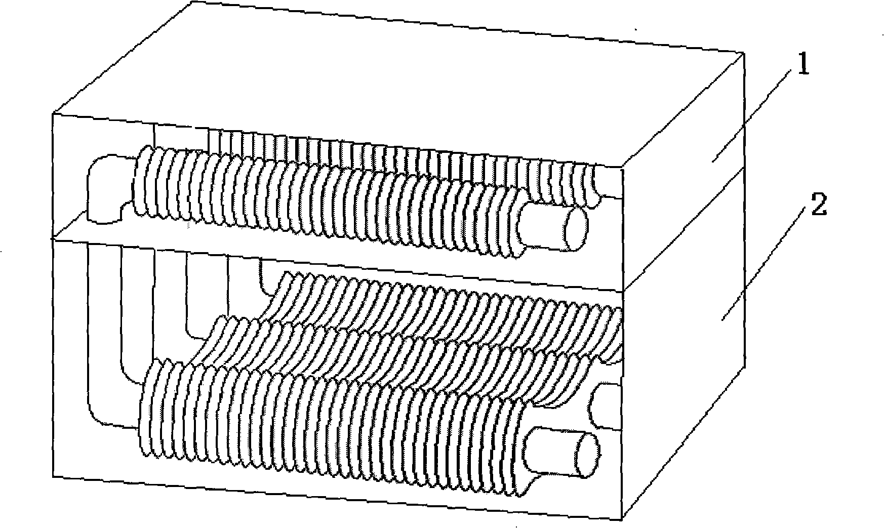 Composite anti-corrosion heat-exchanger by using flue gas to condense thermal energy