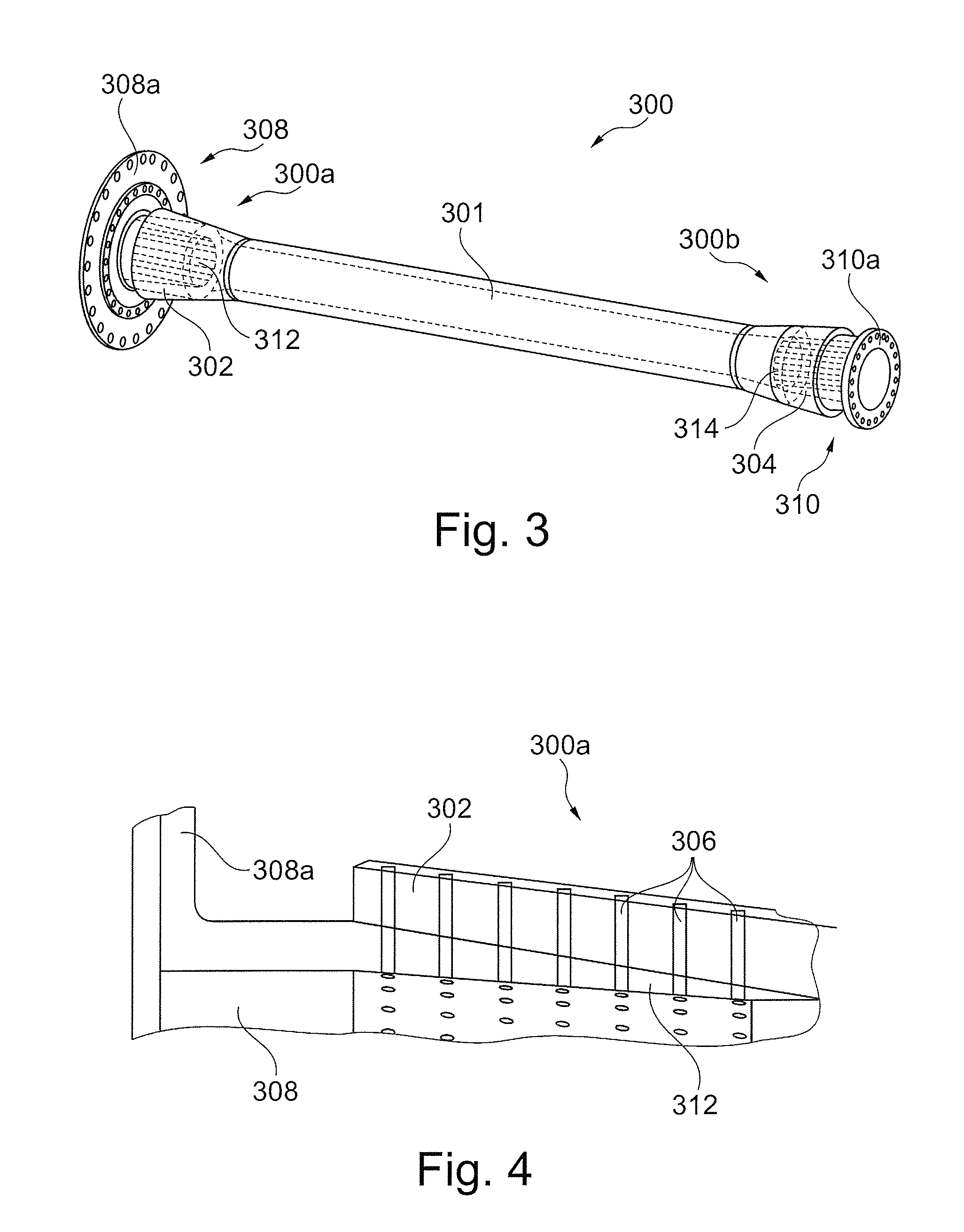 Flexible shaft wind turbine