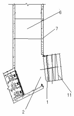 Construction method for oblique tunneling of rectangular pipe jacking machine in closed space