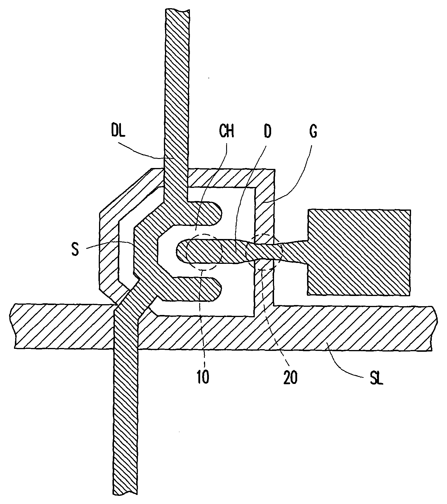 Thin film transistor, production method thereof and pixel structure