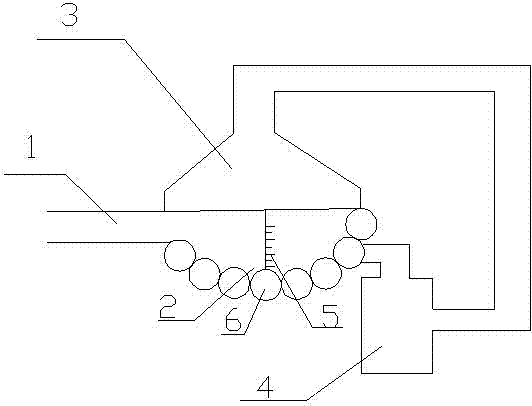 Filler arranging device