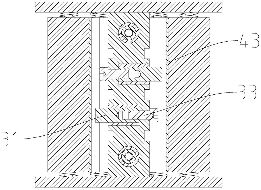 Parameter-adjustable multi-line spectrum frequency vibration reduction device