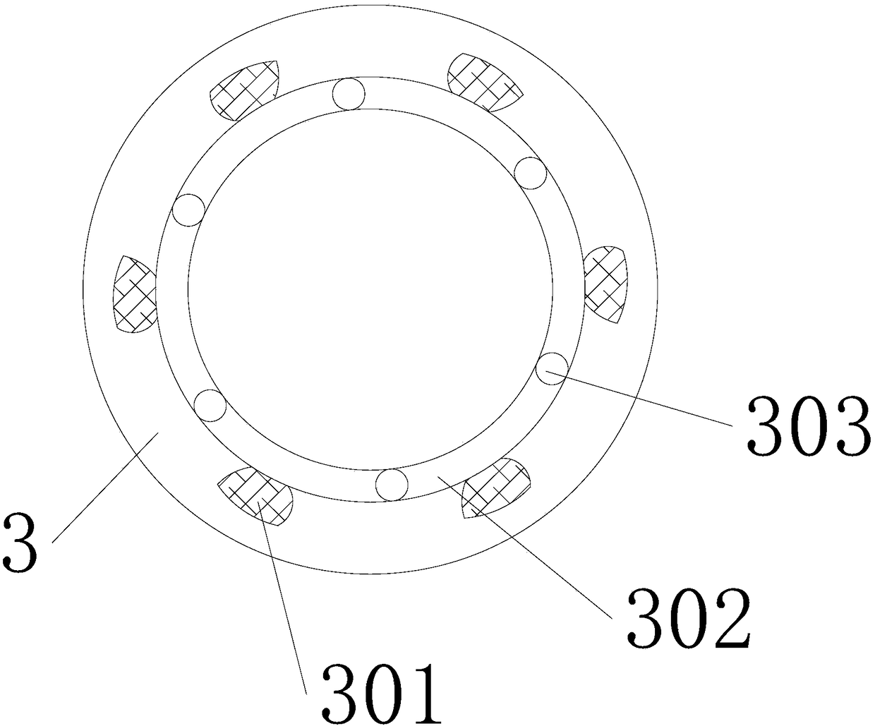 Rubber non-pneumatic tire