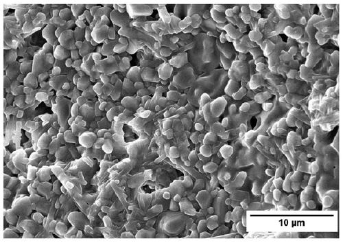 Porous foamed ceramic loaded nanometer zero-valent iron composite and preparation method thereof