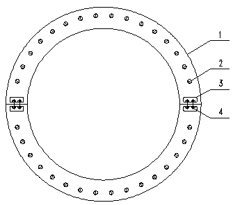 Axial-flow kaplan turbine rotating-wheel hoisting and suspension method